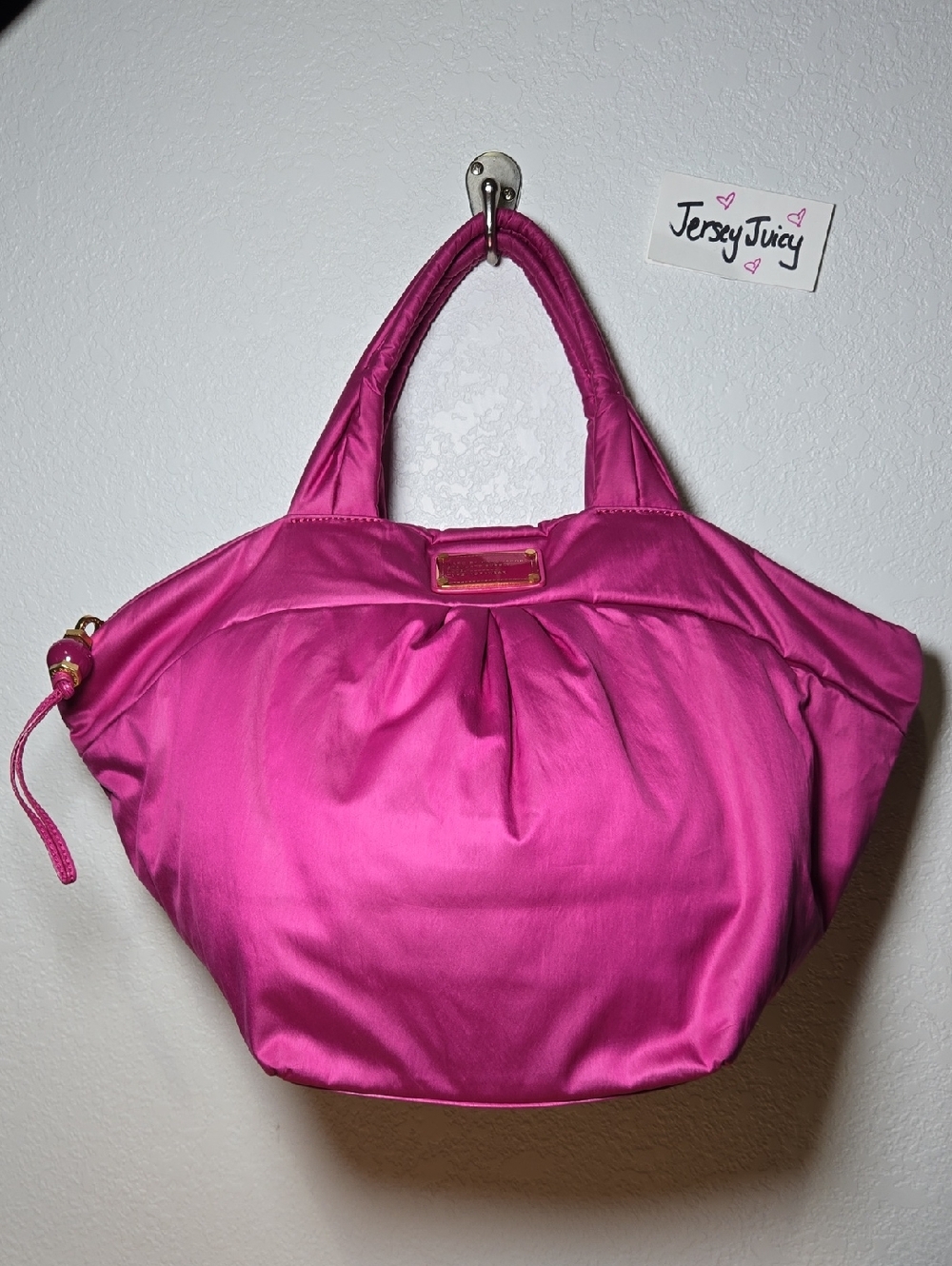 Marc by Marc Jacobs Zip top Nylon tote Orchid Pink